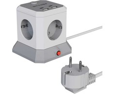 BlitzWolf BW-EC1 4xAC 2xUSB-A 2xUSB-C Extender
