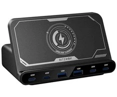 Sieninis įkroviklis Blitzwolf BW-S26 250W (juodas)