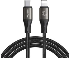 „Joyroom Light-Speed USB-C“ laidinis įkroviklis su „Lightning“ SA25-CL3, 30 W, 1,2 m (juodas)