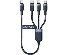 Daugiafunkcinis laidas, serija 3w1 Joyroom USB-A – Lightning / USB-C / mikro USB 1.2 m S-A18 (puikus)