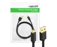 Kabelis USB 2.0 UGREEN 10355B, vyriškas, mini USB, 1m