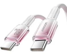 Kabelis USB-C USB-C Joyroom S-A42 60W 1.2m baltos spalvos