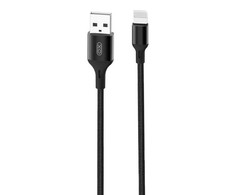 USB laidas prie Lightning XO NB143, 1m (juodas)