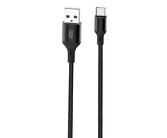 USB laidas į USB-C XO NB143, 1 m (juodas)