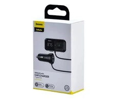 Automobilinis Bluetooth MP3 grotuvas + įkroviklis Baseus T Shaped S-16 Juodas OS