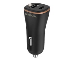 Automobilinis įkroviklis USB, USB-C 27W Duracell (juodas)