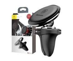 Automobilio laikiklis Baseus Magnetic Air Vent Juodas OS