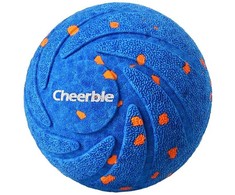 Mėlyna Cheerble Wicked Ball Air (mėlynas) kamuoliukas/naminis žaislas.