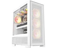 „DarkFlash AIRNOVA“ kompiuterio korpusas (baltas) + 3 ventiliatoriai