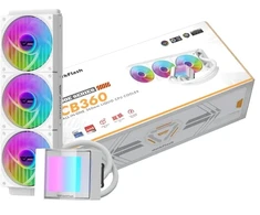 „Darkflash CB360“ procesoriaus aušintuvas (baltas)