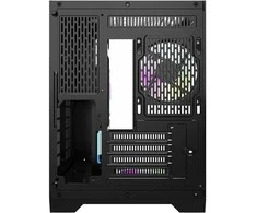 Darkflash Darflash FT350 kompiuterio dėklas + 5 aRGB ventiliatoriai (juodi)