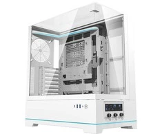 Darkflash DY450 kompiuterio dėklas be ventiliatorių (baltas)