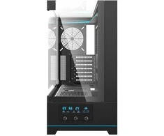 Darkflash DY450 kompiuterio dėklas be ventiliatorių (juodas)