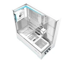 Darkflash DY450 PRO kompiuterio dėklas su ventiliatoriumi (baltas)
