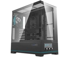 Darkflash DY451 PRO kompiuterio dėklas su ventiliatoriumi (juodas)