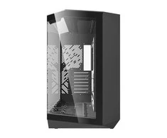 Darkflash DY470 kompiuterio korpusas without fans juodos spalvos