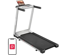 DeerRun A1 Pro Folding Electric Treadmill (Sidabrinis)