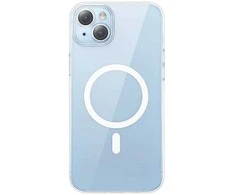 Baseus Crystal serijos magnetinis dėklas, skirtas iPhone 14 Plus + grūdintas stiklas