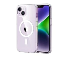 Dėklas ESR Krystec Clear, skirtas iPhone 14 Plus, Magsafe (skaidrus)