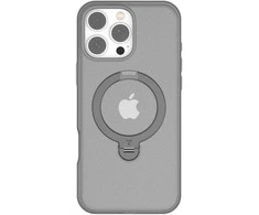 „Torras Ostand Spin“ dėklas, skirtas „iPhone 16 Pro Max“ (pilkas)