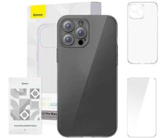 Telefono dėklas Baseus Crystal Clear, skirtas 12 Pro Max (permatomas)