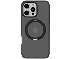 Torras Ostand Pro dėklas, skirtas iPhone 16 ProMax (juodas