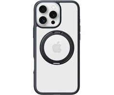 Torras „Ostand R Fusion“ dėklas, skirtas „iPhone 16 Pro“ (juodas)