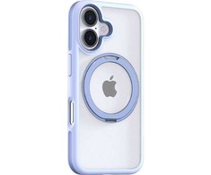 Torras Ostand R Fusion serijos dėklas, skirtas iPhone 16 (šviesiai mėlynas)