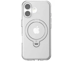 Dėklas Torras Ostand Spin Case, skirtas iPhone 16 Plus (skaidrus)
