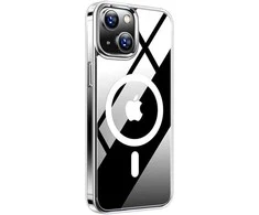 Torras telefono dėklas Diamond Clear-Mag, skirtas iPhone 15 (skaidrus)