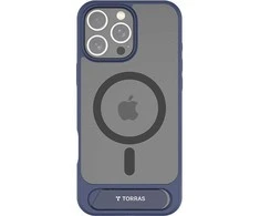 Torras Pstand serijos dėklas, skirtas iPhone 16 Pro (mėlynas)