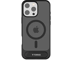 Dėklas Torras Pstand Series Case for iPhone 16 Pro (juodas)