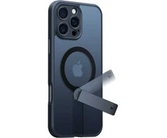 Dėklas Torras Pstand Spin Case, skirtas iPhone 16 ProMax (juodas)