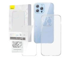 Skaidrus dėklas ir grūdintas stiklas Baseus Corning, skirtas iPhone 13 Pro