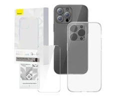 Skaidrus dėklas ir grūdintas stiklas Baseus Corning, skirtas iPhone 12 Pro Max