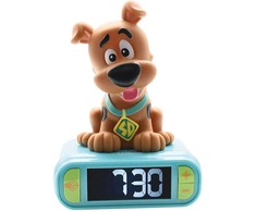 Skaitmeninis žadintuvas su Scooby Doo 3D naktiniu apšvietimu Lexibook