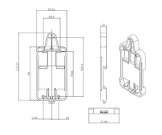 Sonoff DR - Din Rail Trail tvirtinimo bėgelis