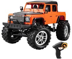 Nuotoliniu būdu valdomas automobilis 1:14 Double Eagle (organge) Land Rover Defender (pikas) E332-003