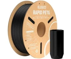 Elegoo Rapid PETG 1.75mm 1kg juodas plastikas 3D spausdinimui
