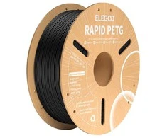 Elegoo Rapid PETG 1.75mm 1kg juodas plastikas 3D spausdinimui