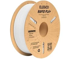ELEGOO Rapid PLA+ Filament baltos spalvos
