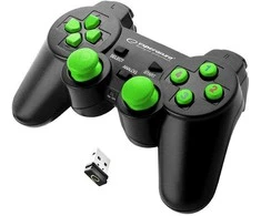 Bevielis ŽAIDIMŲ PULTAS SU VIBRACIJOMIS PC / PS3 ESPERANZA EGG108G GLADIATOR