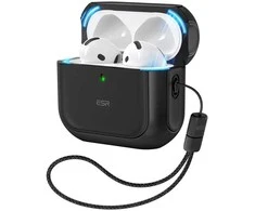 Dėklas ESR ORBIT HALOLOCK MAGSAFE Apple AirPods 4 juodos spalvos