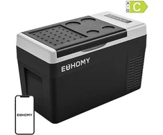 Euhomy CF004 car šaldytuvas, 19L,  12 V/24 V /240 V