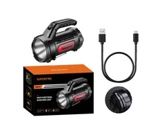 Superfire M9-E searchlight – 900 lm, 473 m, 6000 mAh, 5h operation, powerbank