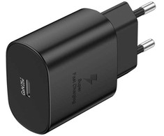 Foneng EU51 USB-C 25W maitinimo įkroviklis + USB-C - USB-C laidas (juodas)
