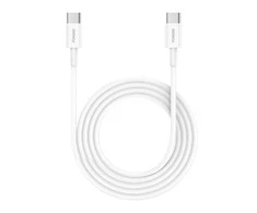 Foneng X55 USB-C į USB-C laidas, 60 W, 2 m (baltas)