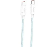 Foneng XS02 60 W USB-C į USB-C laidas, 1.2 m (mėlynas)