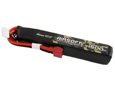 Gens ace 25C 1500mAh 3S1P 11.1V Airsoft Gun Lipo baterija su T kištuku
