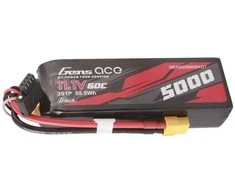 Gens ace G-Tech 5000 mAh 11.1V 60C 3S1P trumpo dydžio lipo su XT60 kištuku
